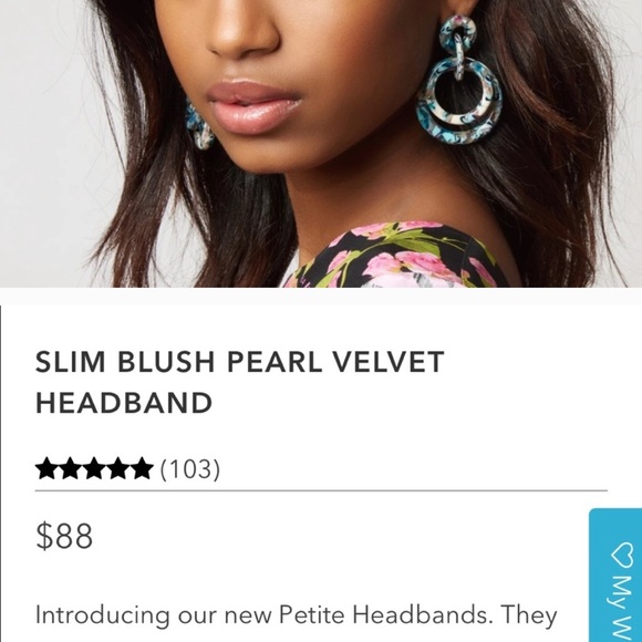 Lele sadoughi slim blush headband - Picture 2 of 3